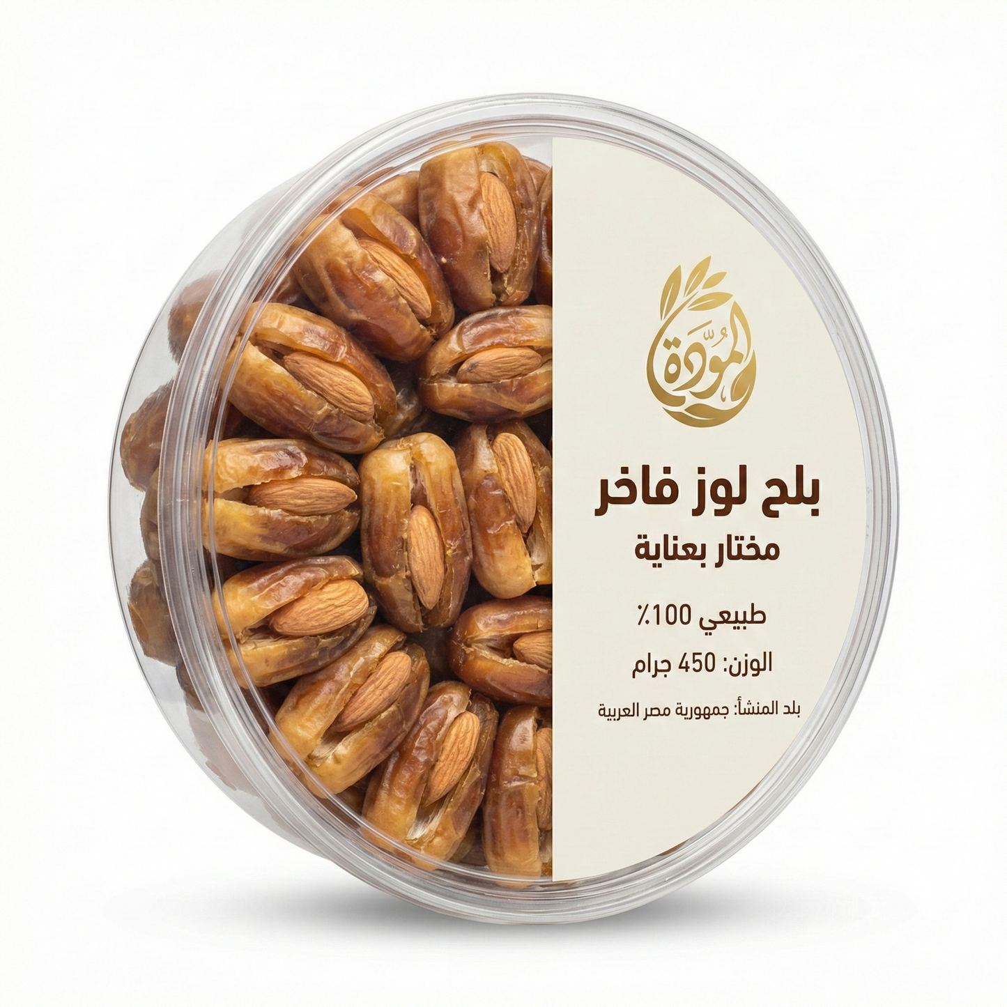 بلح لوز دائري