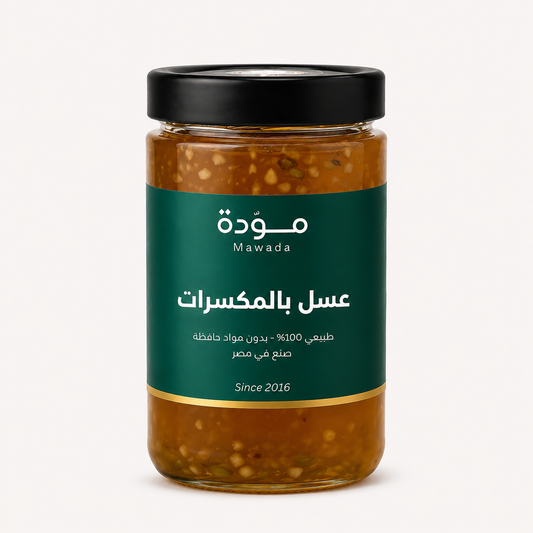 عسل بالمكسرات